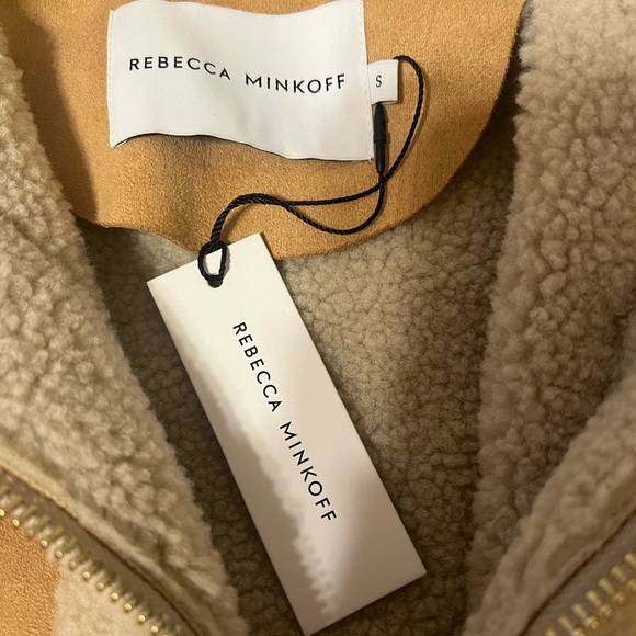 Rebecca Minkoff faux Suede/Shearling jacket. - Picture 7 of 8